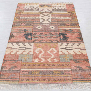 Blush Patchwork Tribal Rug