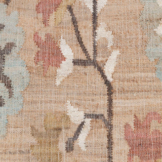 Beige Floral Vine Rug