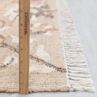 Beige Floral Vine Rug