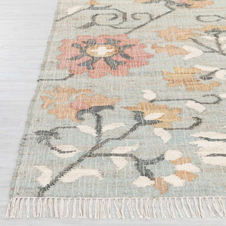 Pastel Floral Vine Rug
