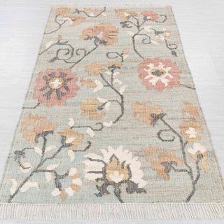 Pastel Floral Vine Rug