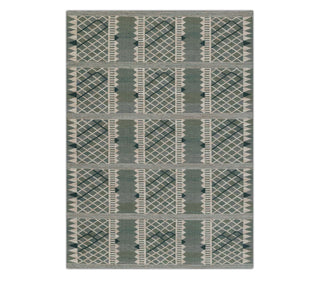 Sage Tribal Geometric Rug