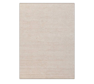 Minimal Beige Wool Rug