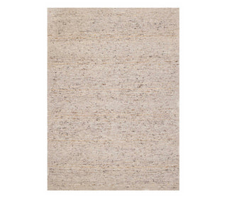 Modern Beige Textured Wool Rug – Handwoven Minimal Area Carpet
