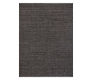 Muji Brown Wool Hand Woven Wool Flatweave Rug