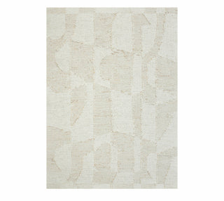 Ivory Textured Abstract Rug