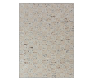 Ivory Textured Modern Rug