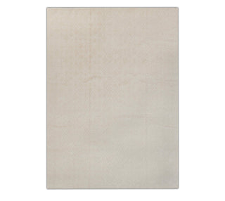 Ivory Geometric Handwoven Wool Rug