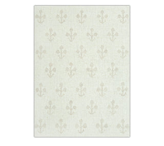 Ivory Floral Handwoven Rug