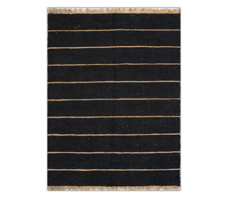 Armaan Burgundy Striped Handwoven Rug
