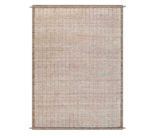 Ivory Textured Wool Rug – Minimal Handwoven Carpet