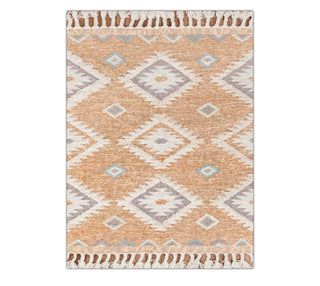 Casa Yellow Hand Woven Boho Wool Rug