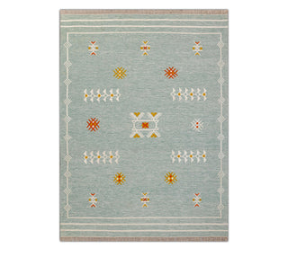 Atlas Orange Hand Woven Wool Rug