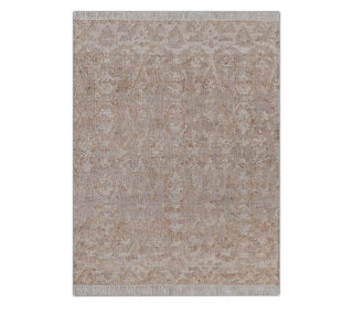 Elara Beige Vintage Medallion Flatweave Rug