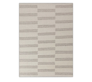 Terrance Ivory Linear Stripe Rug