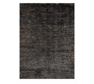 Charcoal Black Handwoven Textured Area Rug