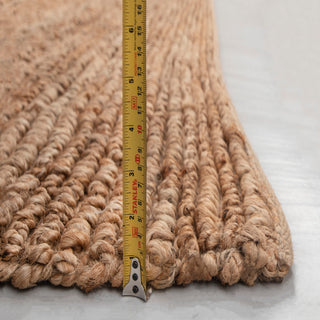 Brown Textured Handwoven Rug