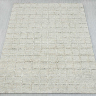 Malabar White Hand Woven Jute Rug