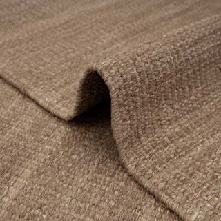 Muji Sand Wool Hand Woven Wool Flatweave Rug