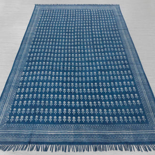 Blue Heritage Block Print Rug