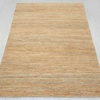 Natural Beige Handwoven Solid Jute Rug