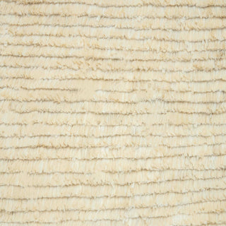 Minimal Handwoven Ivory Wool Rug – Soft Textured Area Carpet