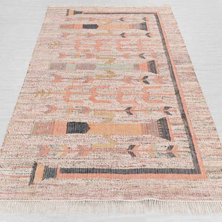 Vintage Tribal Border Rug