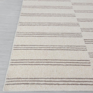 Terrance Ivory Linear Stripe Rug