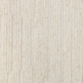 Ivory Minimal Textured Wool Rug