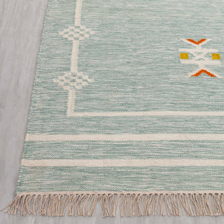 Atlas Orange Hand Woven Wool Rug