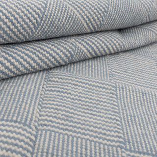 Keeva Blue Checkered Rug