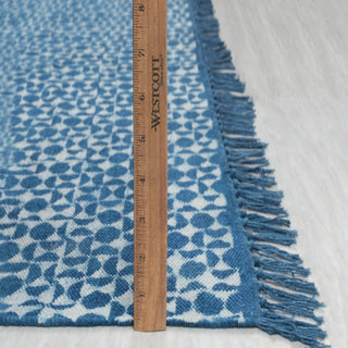 Blue Micro Pattern Rug
