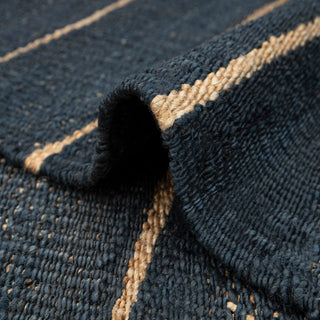 Armaan Burgundy Striped Handwoven Rug