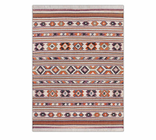 Vibrant Tribal Stripe Rug