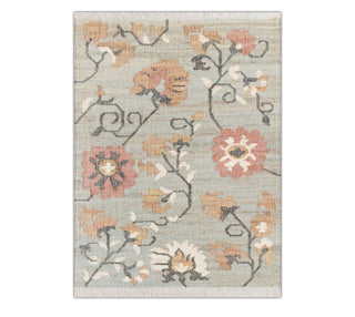 Pastel Floral Vine Rug