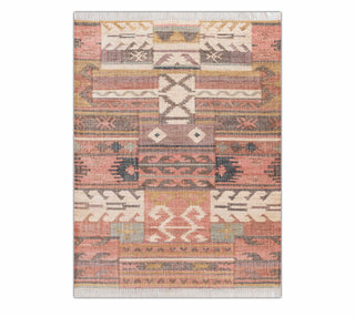 Blush Patchwork Tribal Rug