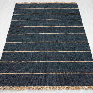 Armaan Burgundy Striped Handwoven Rug