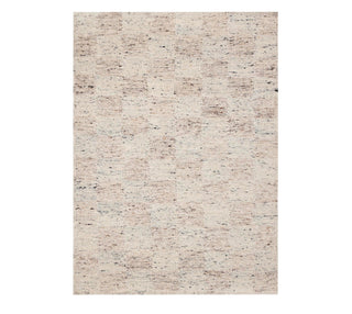 Modern Textured Ivory Wool Rug – Handwoven Abstract Area Carpet