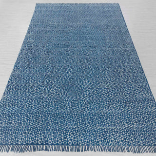 Blue Micro Pattern Rug