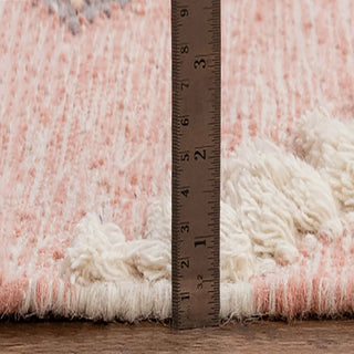 Casa Yellow Hand Woven Boho Wool Rug
