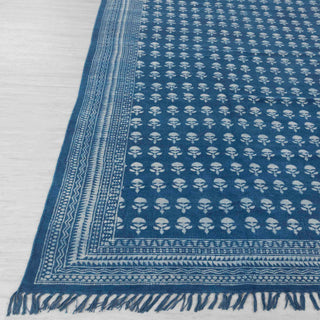 Blue Heritage Block Print Rug