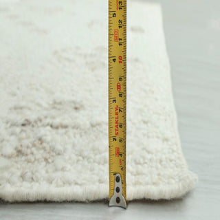 Ivory Floral Handwoven Rug