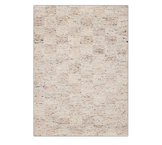 Modern Textured Ivory Wool Rug – Handwoven Abstract Area Carpet