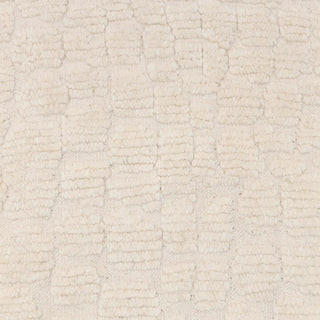 Ivory Textured Wool Rug