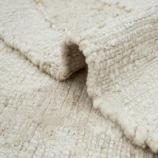 Ivory Textured Abstract Rug