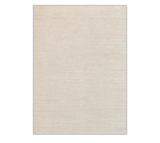 Ivory Minimal Textured Wool Rug