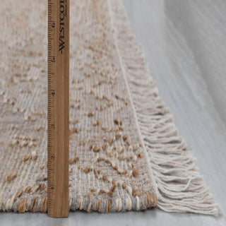 Elara Beige Vintage Medallion Flatweave Rug