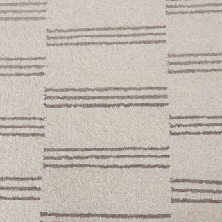 Terrance Ivory Linear Stripe Rug