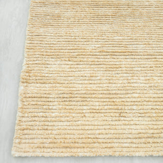 Minimal Handwoven Ivory Wool Rug – Soft Textured Area Carpet