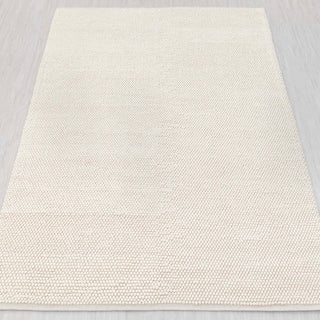 Pebble Ivory Chunky Wool HandWoven Rug